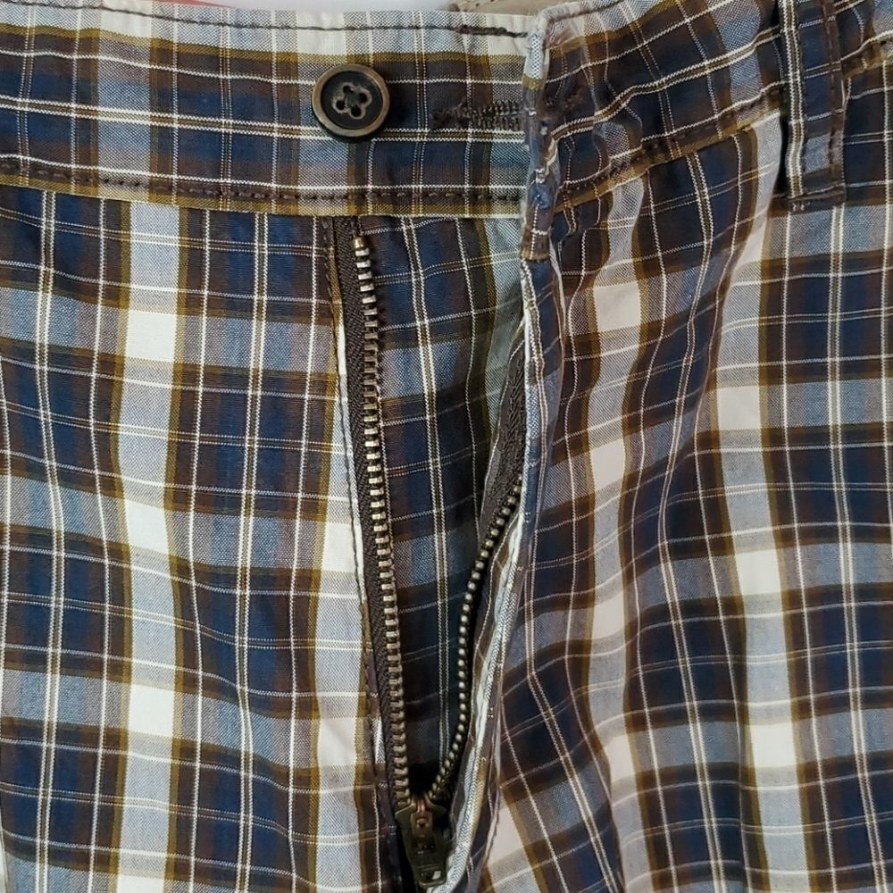 Trevero Shorts Tartan Size 30 Brown - Picture 5 of 15
